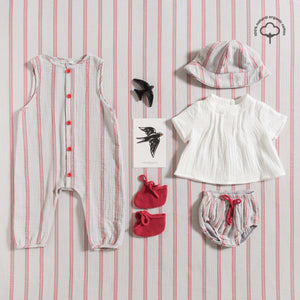HAT / PEPPER STRIPES GAUZE