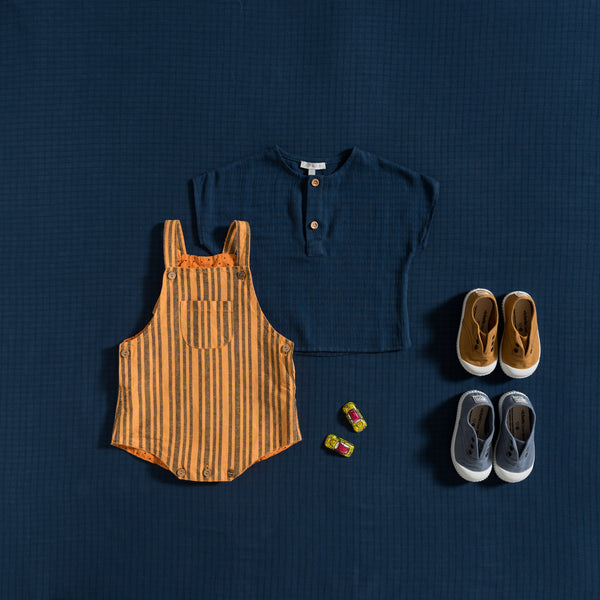 ROMPER / MANGO STRIPES LINEN