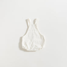 Load image into Gallery viewer, romper-white-corduroy-for-newborn-by-grace-baby-and-child-back-view
