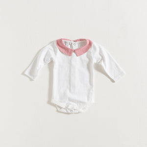 bodysuit-red-vichy-collar-grace-baby-and-child-newborn-front