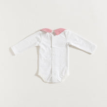 Load image into Gallery viewer, bodysuit-red-vichy-collar-grace-baby-and-child-newborn-back