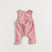 Load image into Gallery viewer, jumpsuit-red-vichy-grace-baby-and-child-newborn-front