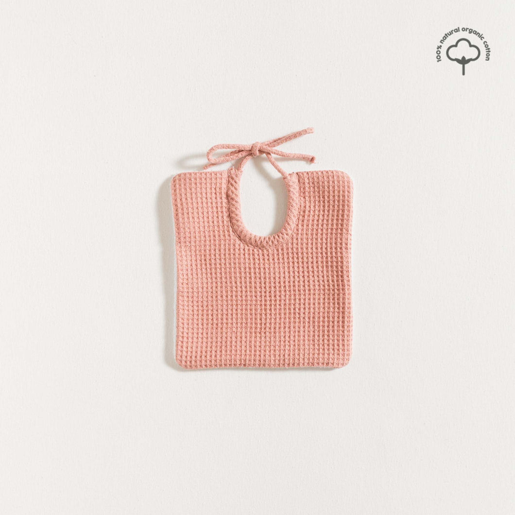 BIG BIB / ROSE HONEYCOMB