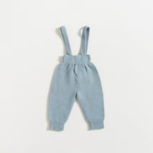 Load image into Gallery viewer, TROUSERS WITH STRAPS / DUSTY BLUE